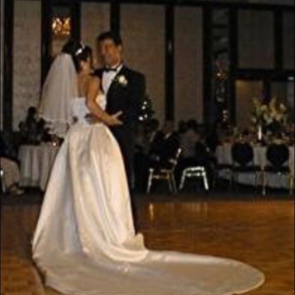 Scaasi Bride Eva H Forsyth French Silk Wed Dress